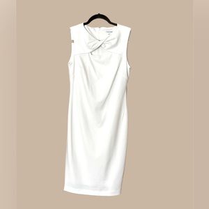 White Calvin Klein dress size 4 never worn with tags